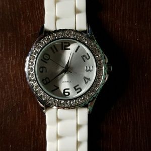 White Quartz Watch